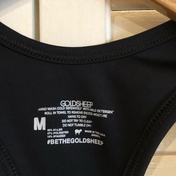 NWT Goldsheep Lightning Fit Blue Lightning Bolt Sports Bra and Leggings Set - Picture 5 of 7